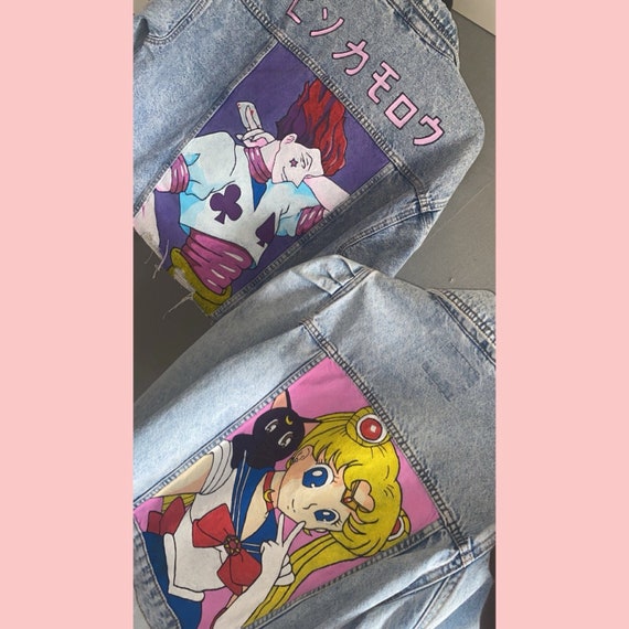 Custom Anime Inspired Painted Jackets - Etsy