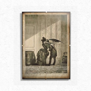 Haunting Vampire Art Print - Gothic Halloween Decor - Vintage-Inspired Vampire Poster - Dark Fantasy Wall Art