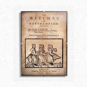 Enchanting Aged Witch Art Print - Vintage-Inspired Halloween Decor - Mystical Witch Poster - Gothic Wall Art