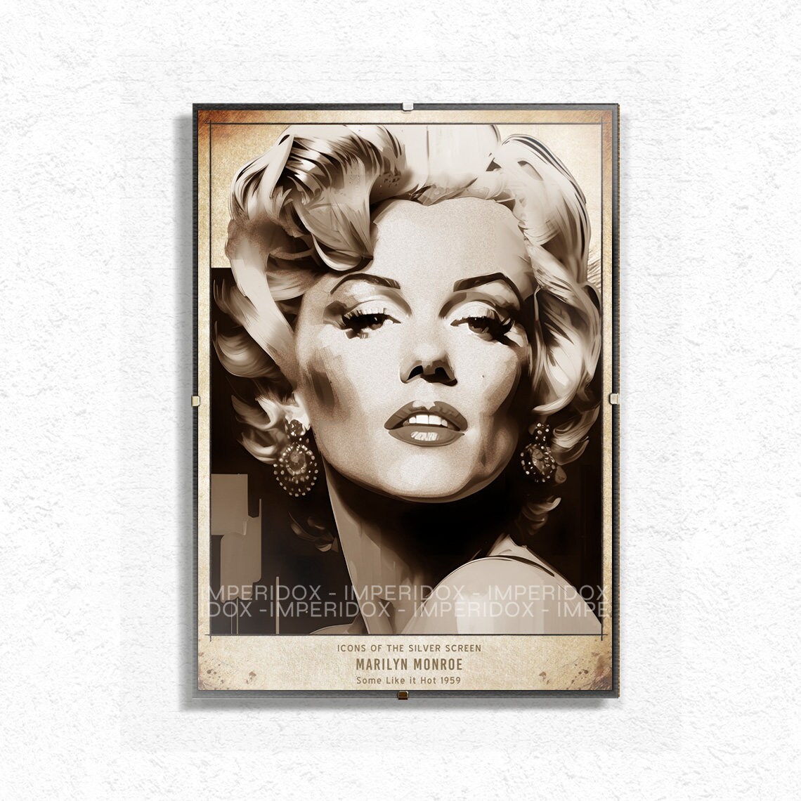 Marilyn Monroe on patio of her home, Célébrités noir et blanc, Life