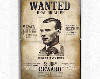 Jesse James Wanted Poster