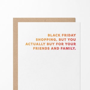 Cartão de compras da Black Friday // Cartão de Natal // Cartões de Natal engraçados // Cartões de Natal fofos // Cartão da Black Friday // Cartões engraçados
