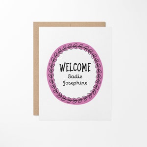 Cartão de bebê personalizado // Personalização de bebê // Cartões de bebê // Cartões de bebê menino // Cartões de bebê menina // Presente de bebê // Chá de bebê // Bebê personalizado