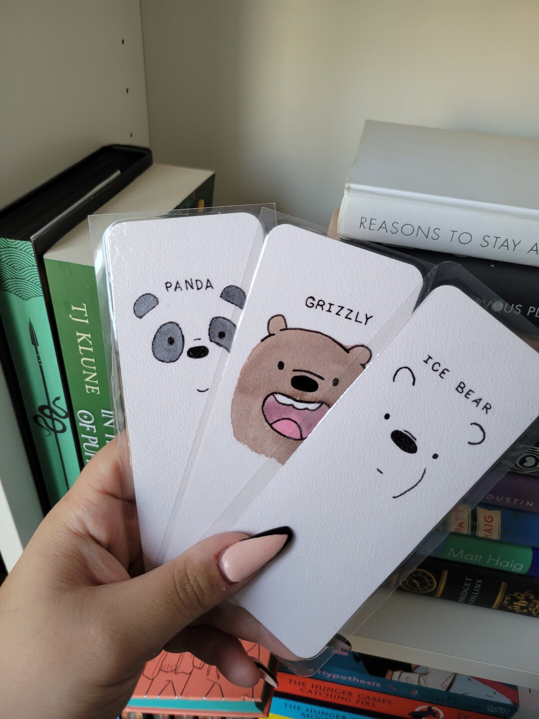 We Bare Bears Bookmarks Etsy