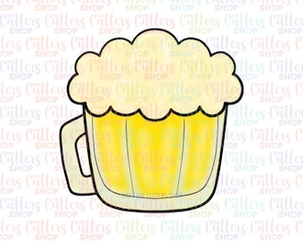 Beer cookie cutter