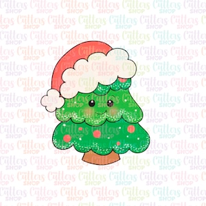 Weihnachtsbaum mit Hut-Ausstechform, Weihnachtsausstechform oder Fondant-Ausstechform