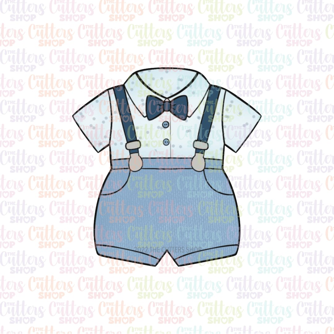 Party Baby Outfit Cookie Cutter Etsy