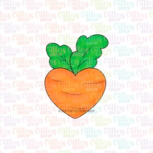 Carrot Heart Cookie Cutter