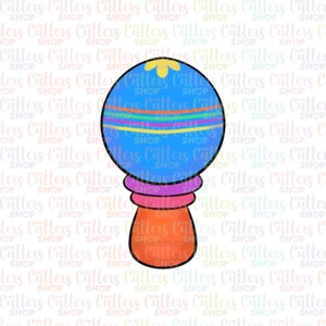 Maraca cookie cutter