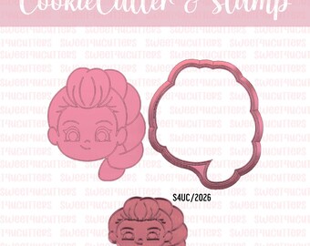 K Pop Idol Cookie Cutter with Stamp Set