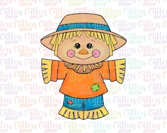 Scarecrow cookie cutter, Thanksgiving cookie cutter or fondant cookie cutter