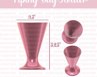 Piping Bag Holder - STL Digital Download Personal Only, Icing Bag Holder
