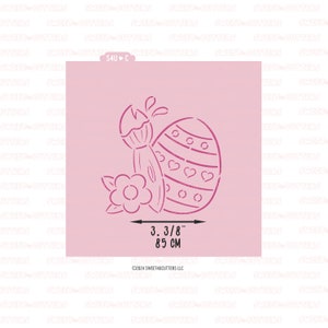 Brush with Egg PYO Cookie Stencil