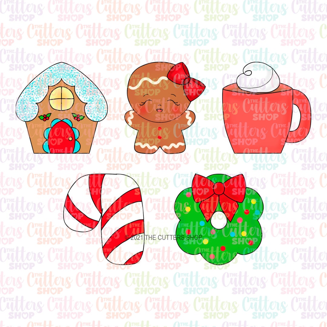 Mini Set Christmas Cookie Cutter (5 Mini Cutters 2