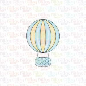 Hot Air Balloon C cookie cutter