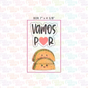 Vamos por Tacos Set cookie cutter