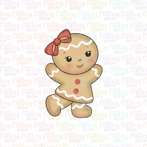 Jiny Gingy cookie cutter 22,Christmas cookie cutter, Fondant cookie cutter