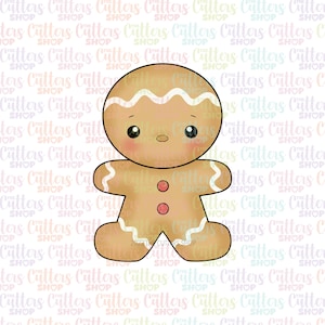 Gingy cookie cutter 22,Christmas cookie cutter, Fondant cookie cutter