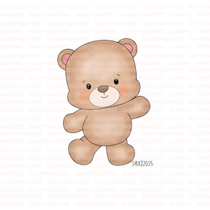 Bear S koekjesvorm, teddybeer koekjesvorm, Valentijns koekjesvorm, feestdagen koekjesvorm