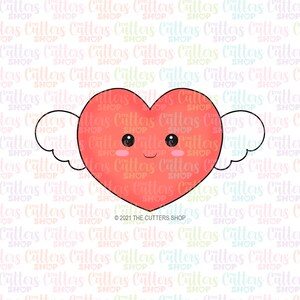 Flying Heart Cookie Cutter