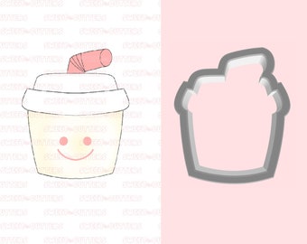 Soda Cup cookie cutter, Coke drink cookie cutter, fondant cookie cutter