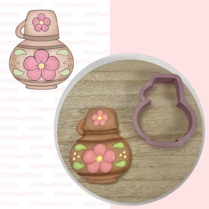Botellon de Barro Cookie Cutter, Mexico cookie cutter, Fondant cookie cutter