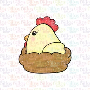 Hen on nest cookie cutter
