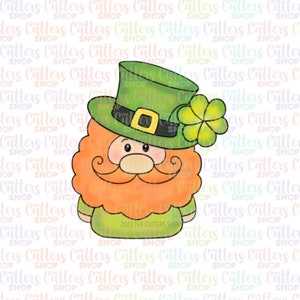 Patrick the gnome cookie cutter, Saint Patrick&#39;s day cookie cutter