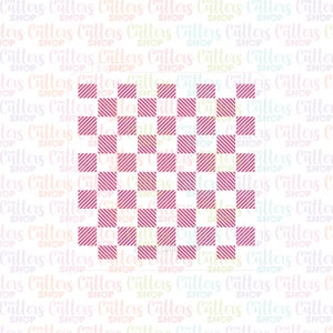 Square A cookie stencil