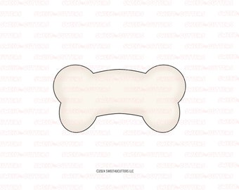 Dog Bone B Cookie Cutter 24