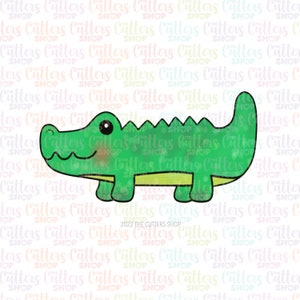 Alligator cookie cutter