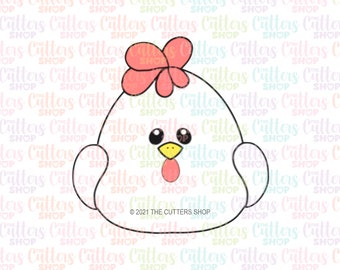 Rooster Chubby Cookie Cutter