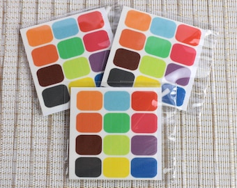 PYO Paint Palette, Pack of 12 mini sheets with brush, Color your own cookies