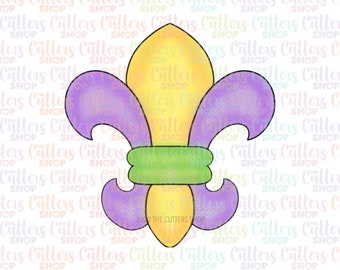 Fleur de lis cookie cutter