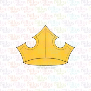 Princess crown cookie cutter