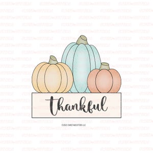 Thankful Plaque 23 Ausstechform, Kürbis Ausstechform, Kürbis Ausstechform, Thanksgiving Ausstechform oder Fondant Ausstechform