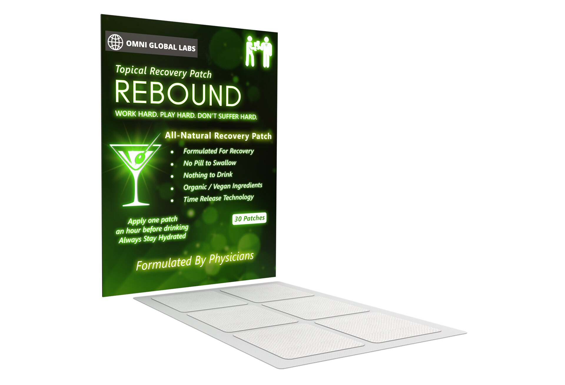 Rebound Hangover Patch 30 Patches Etsy