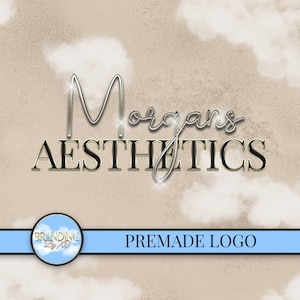 Logo Premade Aesthetic Logo Aesthetician Pretty Logo Aesthetic Practitioner Gold Logo Glossy Logo
