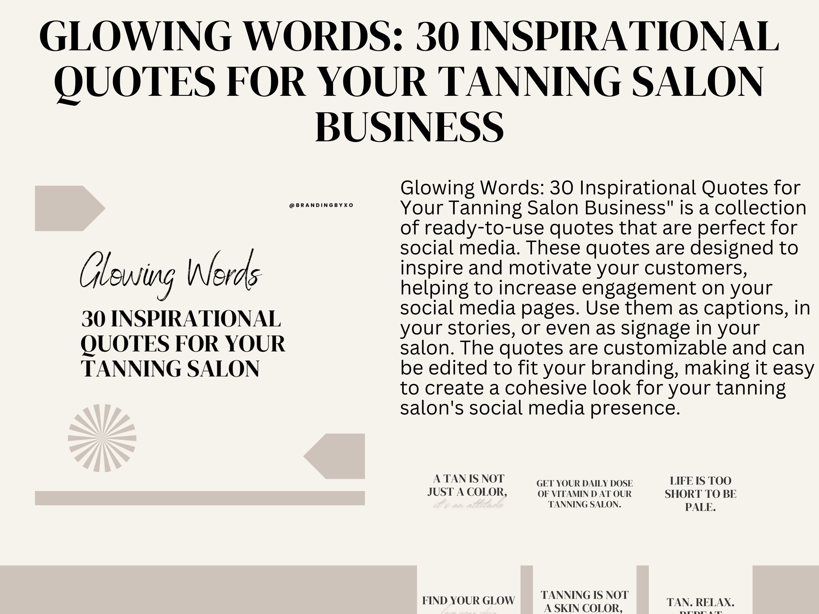 Ultimate Tanning Salon Booster Revenue Maximising Ebook, Managers