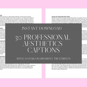The Aesthetics Vault: 30 Ideas Captions, Content Creation & Detailed Captions for Instagram, Save Time/Money