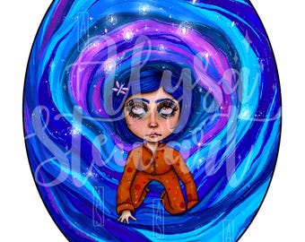 Through the little door” art print