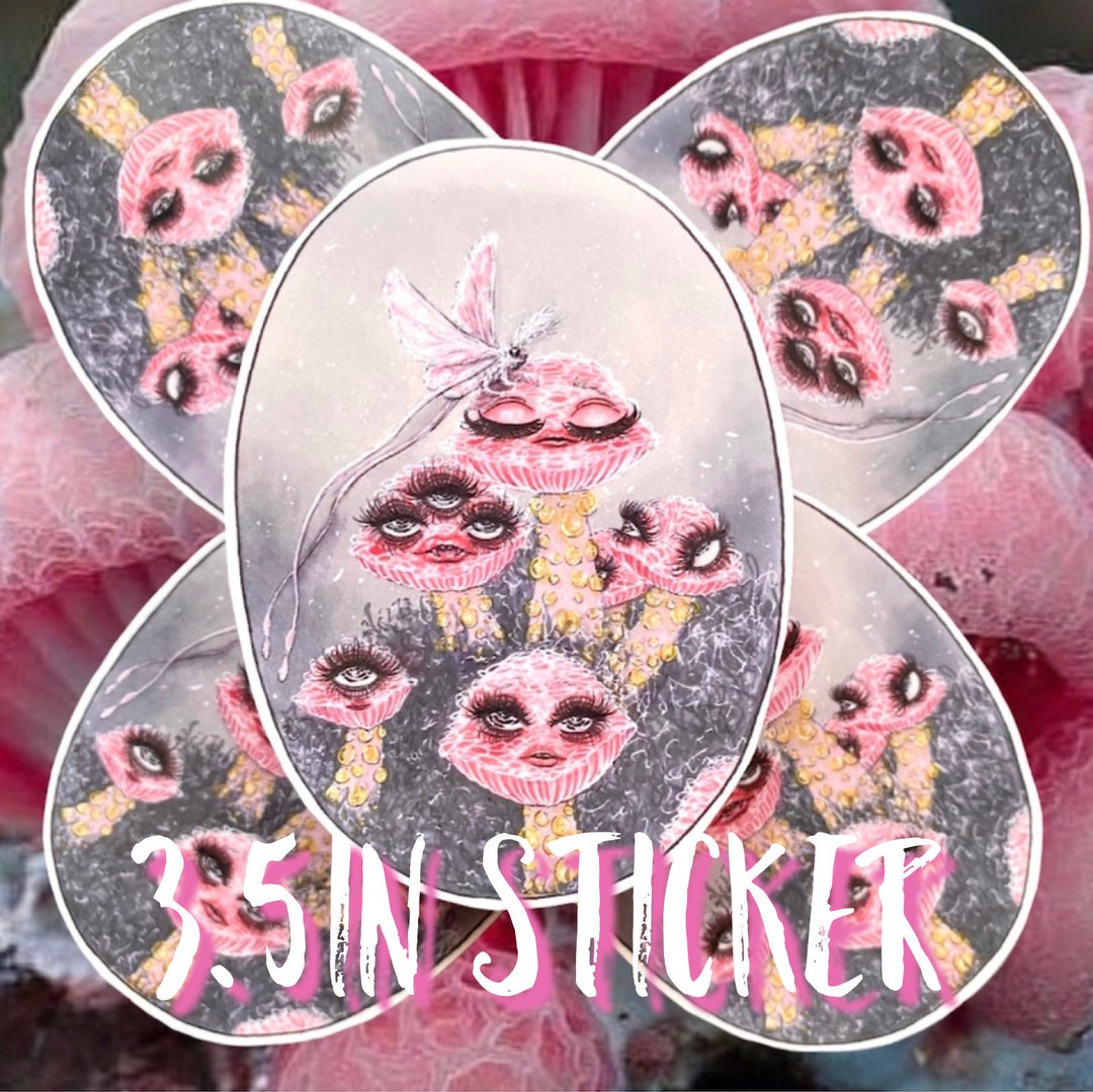 Wrinkled Peach Perch Sticker - Etsy