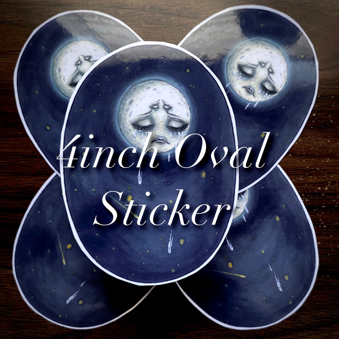Lune Sticker Forlorn De Lune Sticker - Etsy
