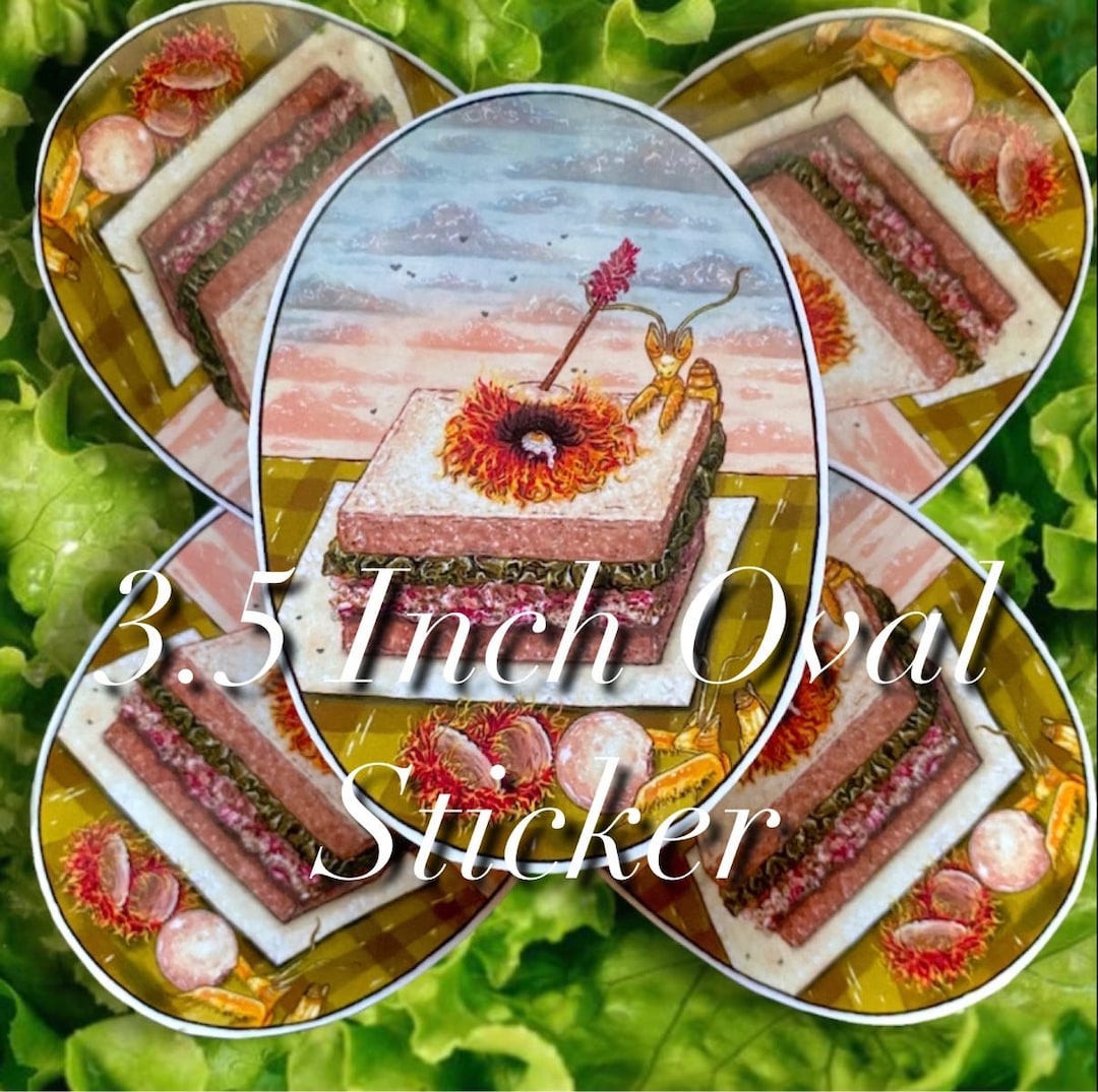Sandwich Box Sticker Sandwich Sticker - Etsy