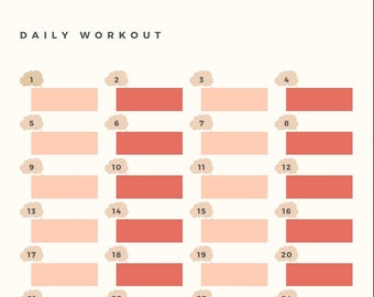 Daily Workout Planner