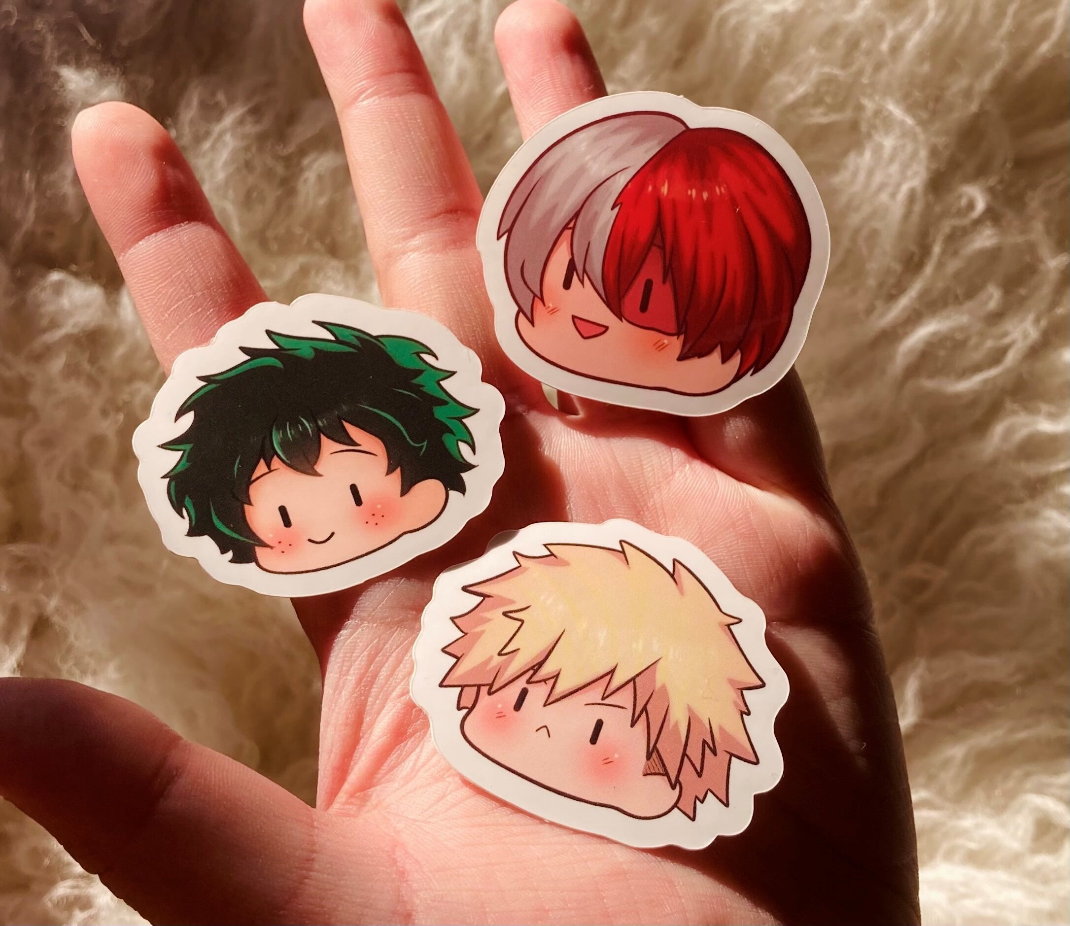 Mha Bnha Stickers Todoroki Bakugo Deku | Etsy