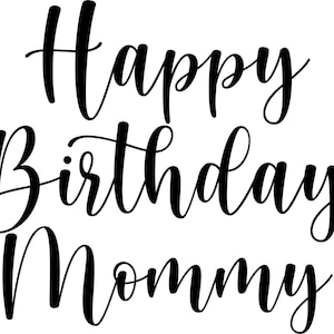 Feliz aniversário mãe