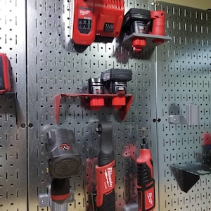 Milwaukee M12 Battery Holders for Wall Control Boards Etsy