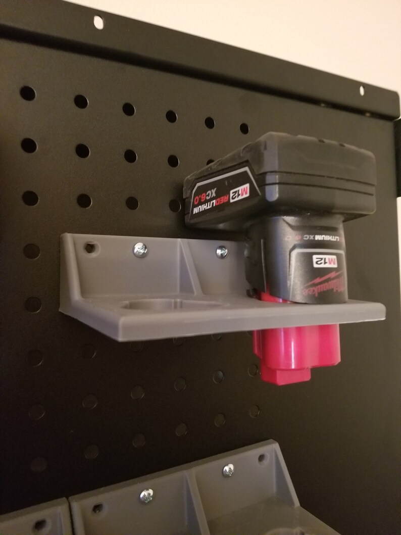 Milwaukee M12 Battery Holder 3D Print File Etsy