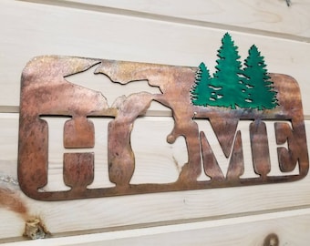 Michigan Home with Trees